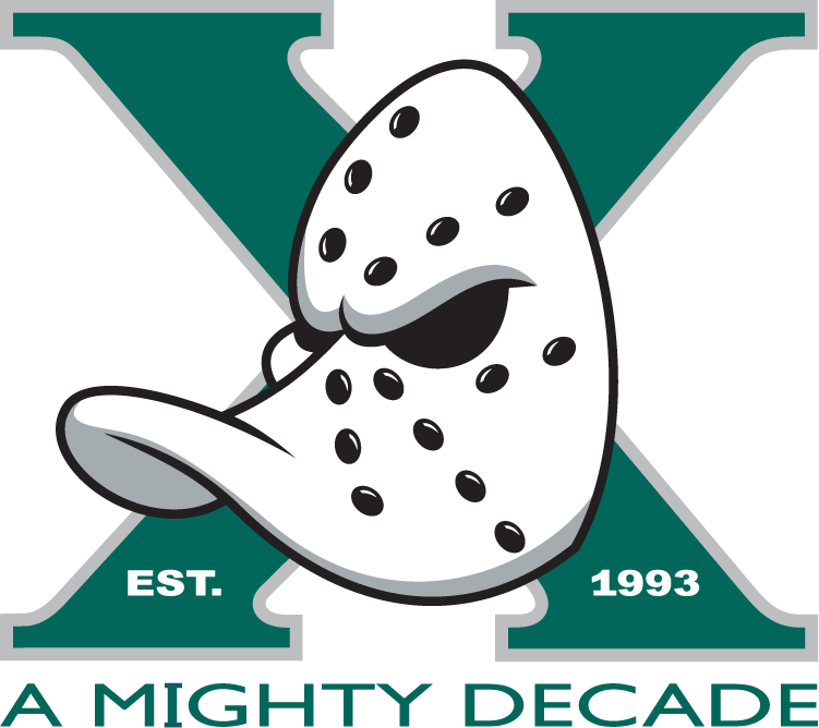 Mighty Ducks of Anaheim 2003 Anniversary Logo iron on heat transfer